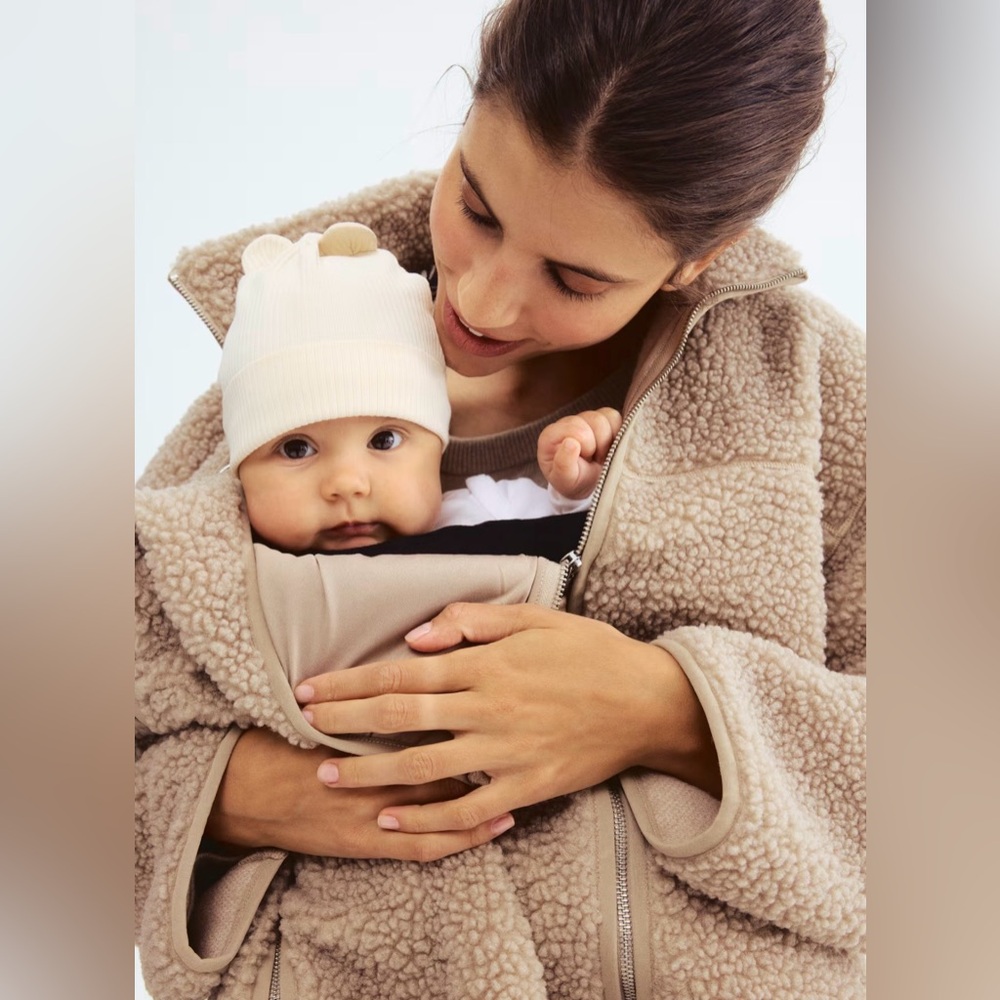 NWT H&M Babywearing Sherpa Fleece Jacket - Picture 3 of 10